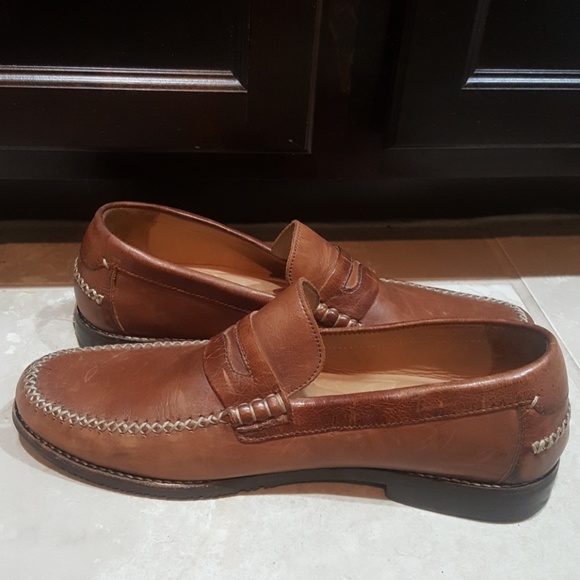 SOLD!! TOMMY BAHAMA "Finlay" Penny Loafers - Size 11 1/2 - Picture 4 of 7